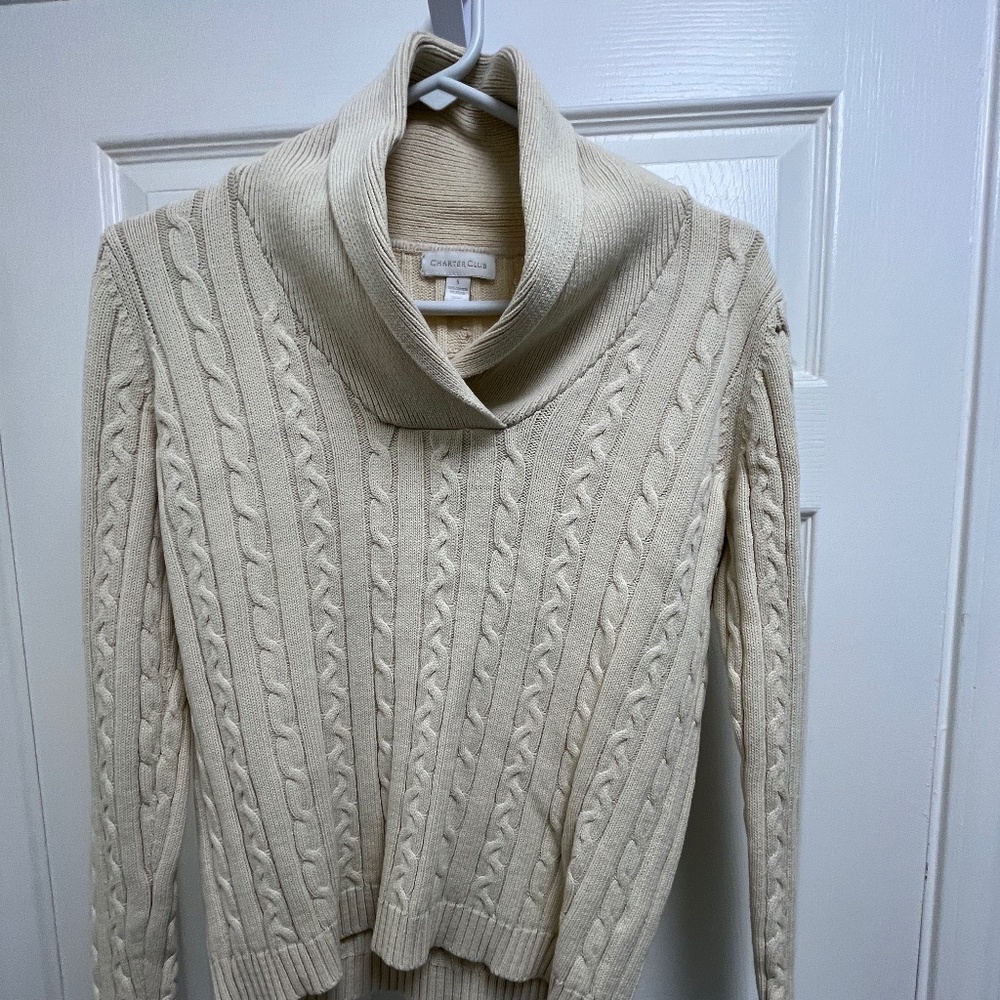 Women's Charter Club Sweater S